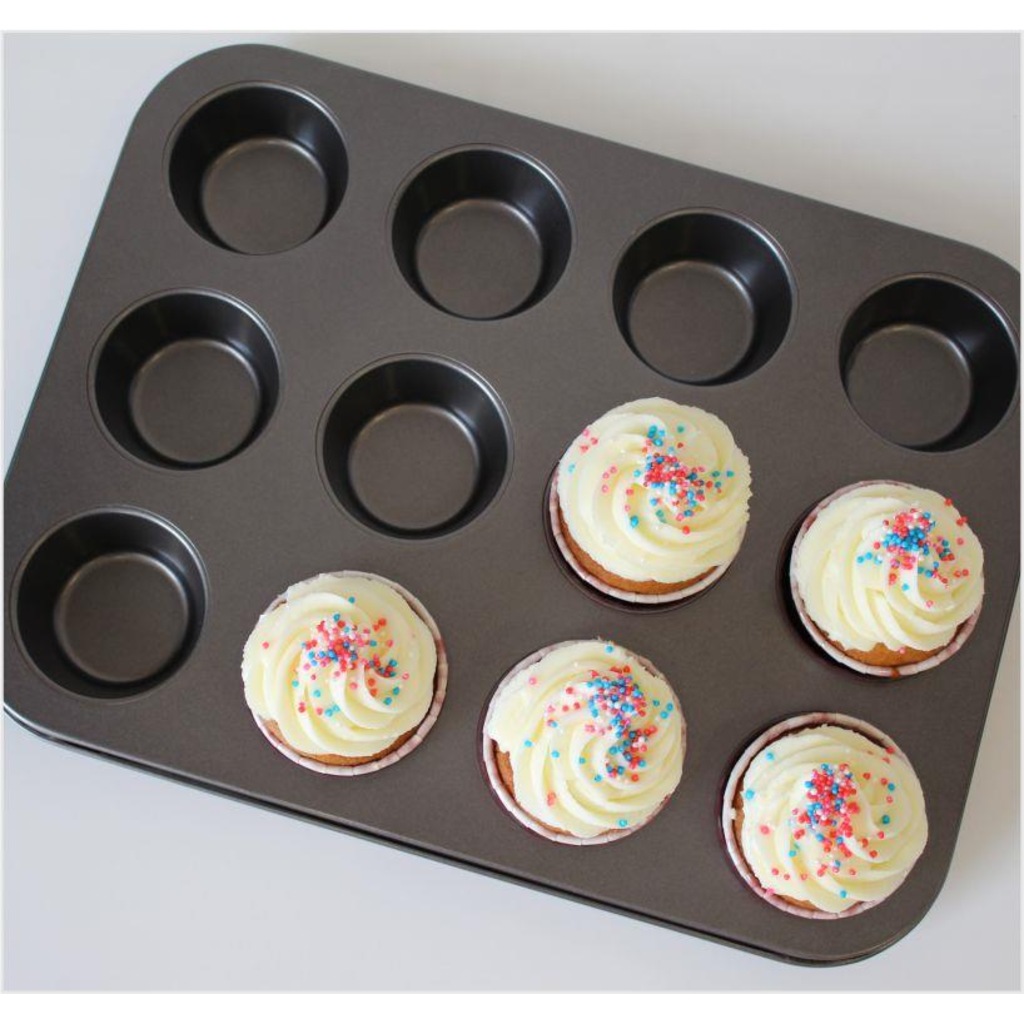 Muffin Ve Kek Kalıbı 12 Li Yapışmaz