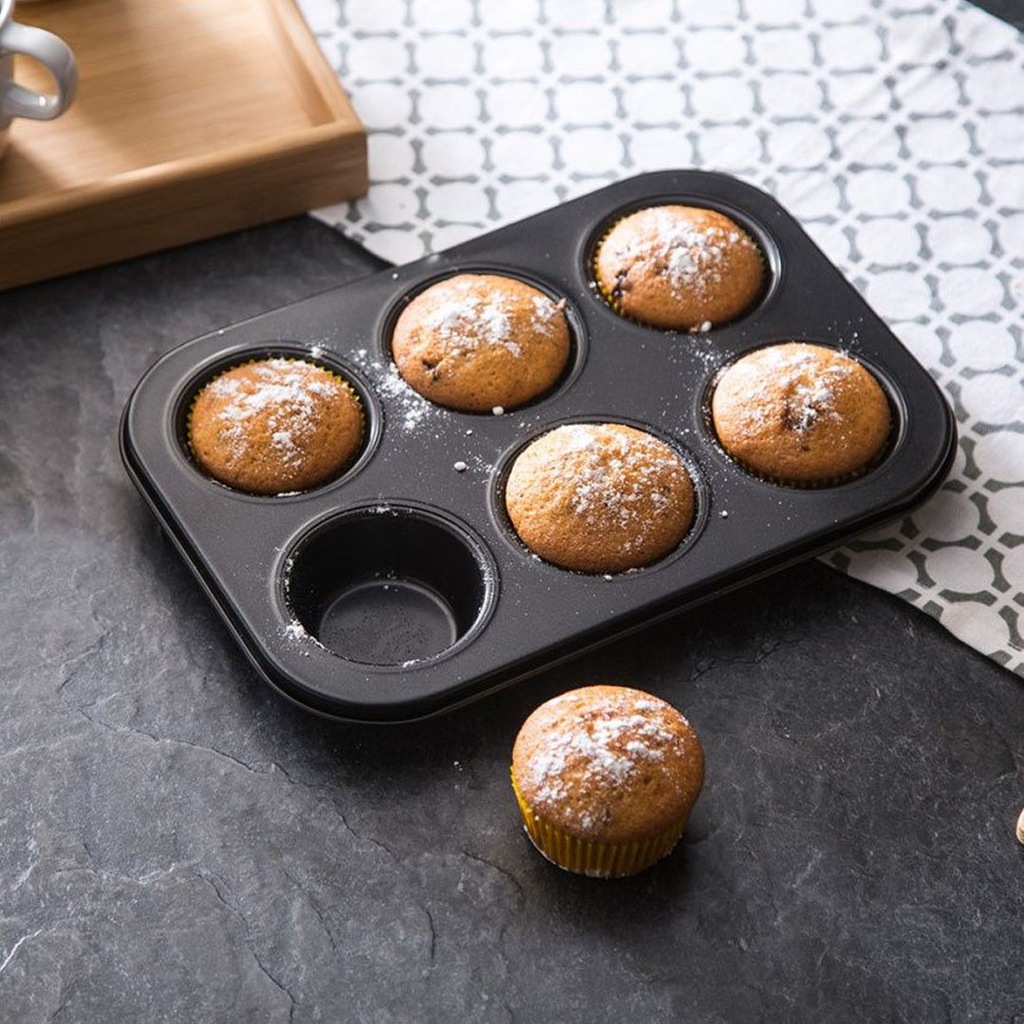 Nehir Mutfak Teflon 6lı Muffin Kalıbı Kek Kalıbı Fiyatları ve Özellikleri