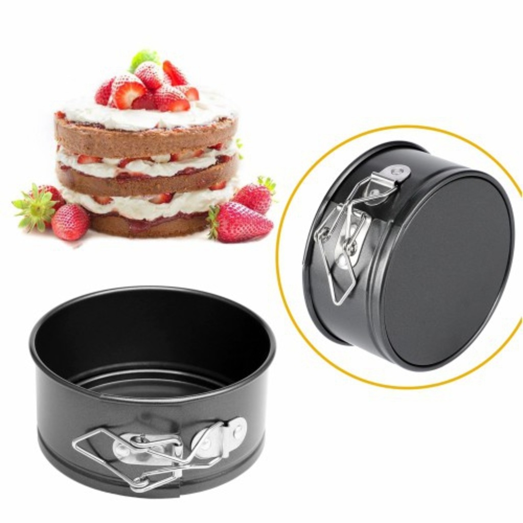 Patisse Yuvarlak Mini Kelepçeli Tek Kişilik PastaKek Kalıbı (12