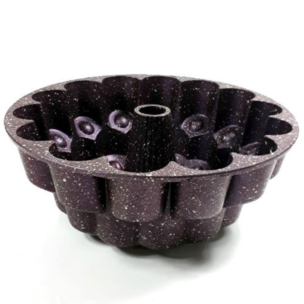 Taç Granit Döküm Dilimdi Kek Ve Pasta Kalıbı 25x25x11 Cm