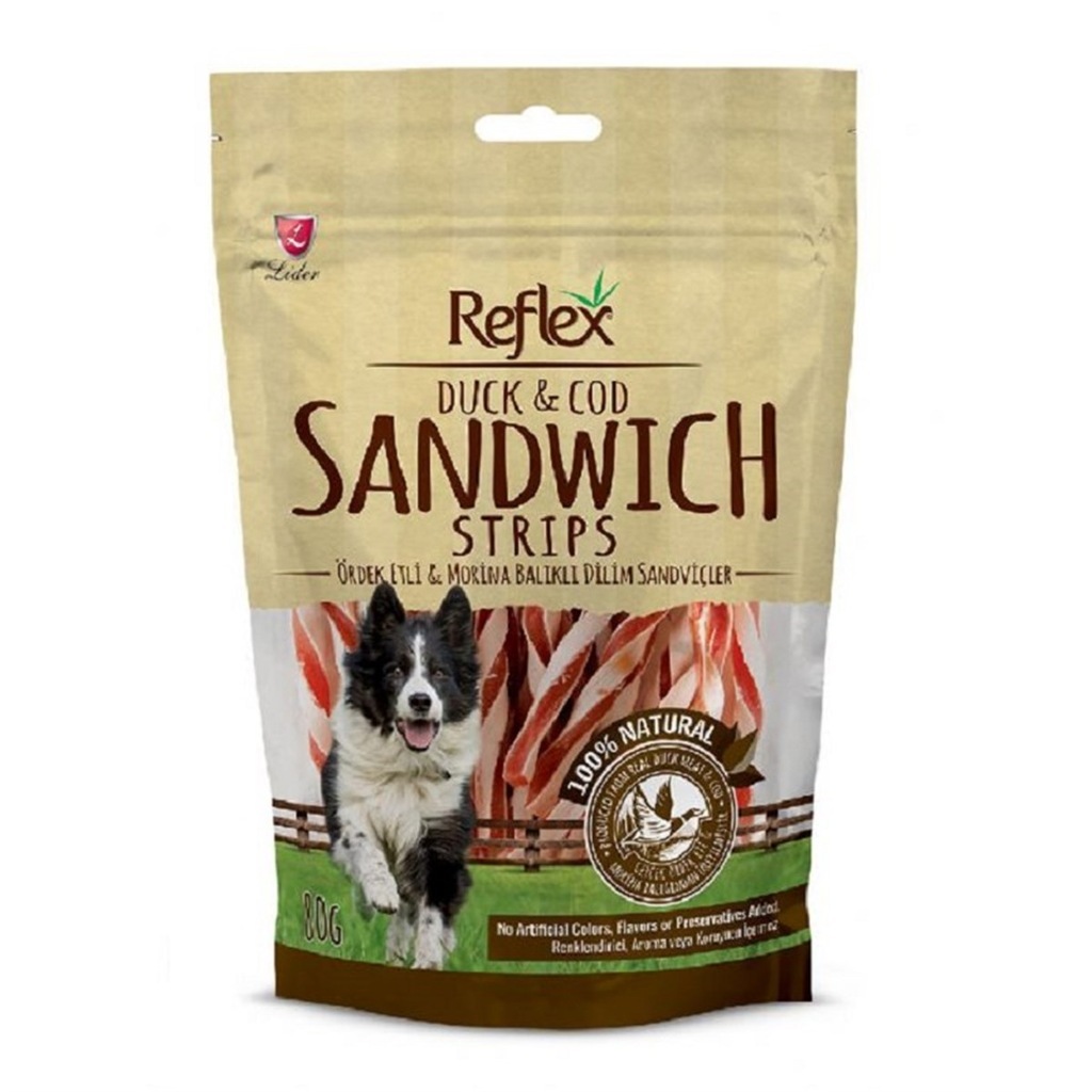 Reflex Ördek Etli Morina Balıklı Köpek Ödülü 80 Gr