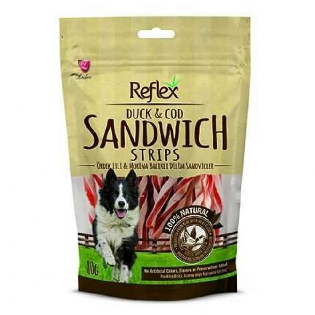 Reflex Tavuklu Balıklı Sandviç Köpek Ödül Çubuğu 80 Gr