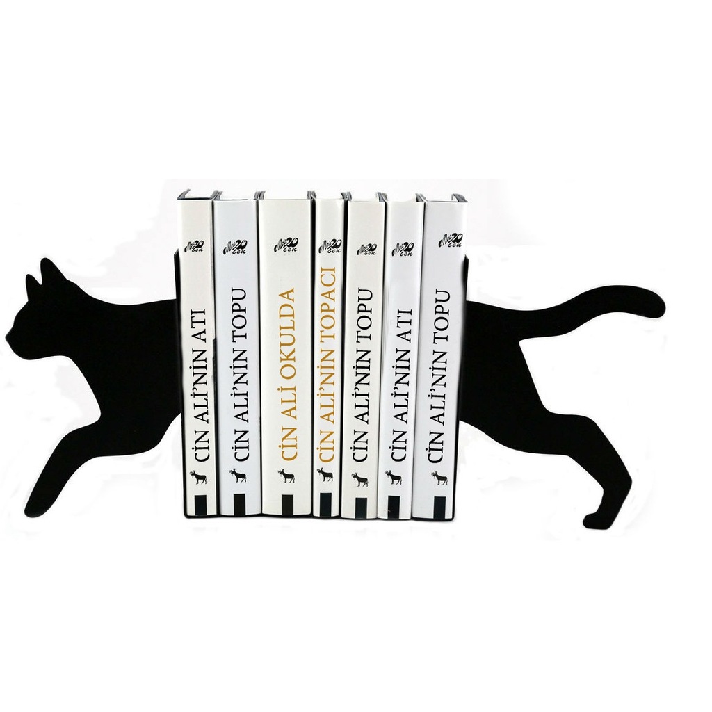 Kedi Figürlü Dekoratif Metal Kitap Tutucu Fiyatları ve Özellikleri