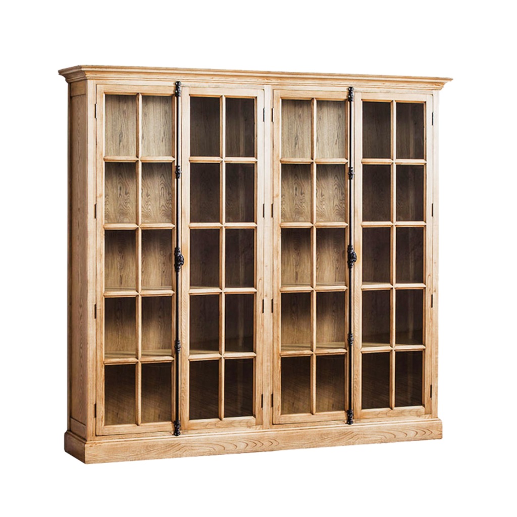 ALDIMA DOUBLE MASİF KİTAPLIK- LUCKY WOOD STORE