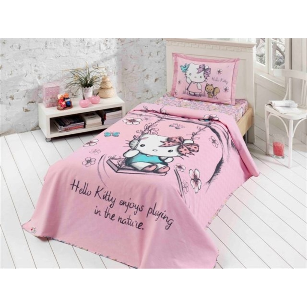 hello kitty lisansli nature yatak ortusu fiyatlari ve ozellikleri