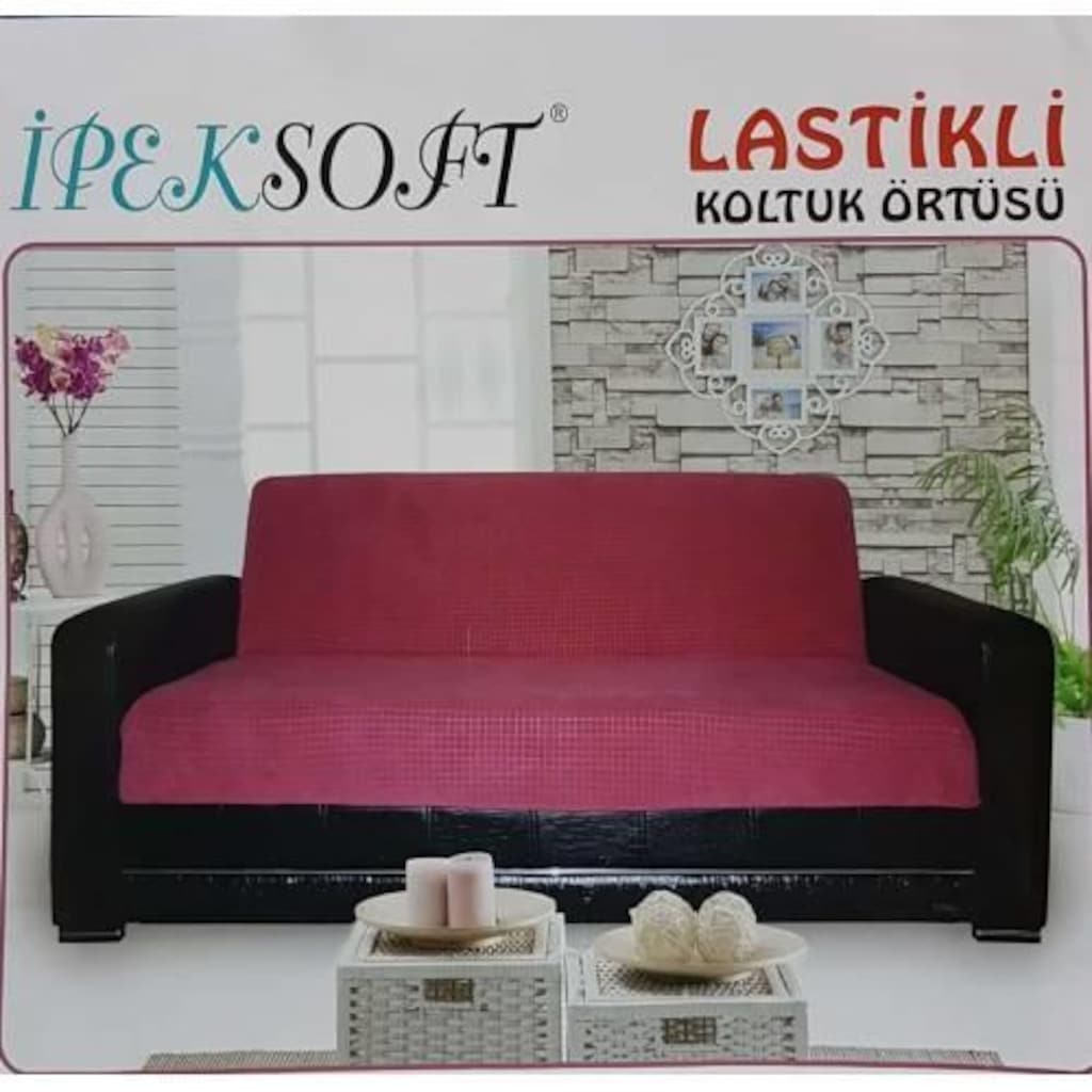 Koltuk Örtüsü İpek Soft Lastikli 3+3+1+1 K.Fuşya Fiyatları ve Özellikleri