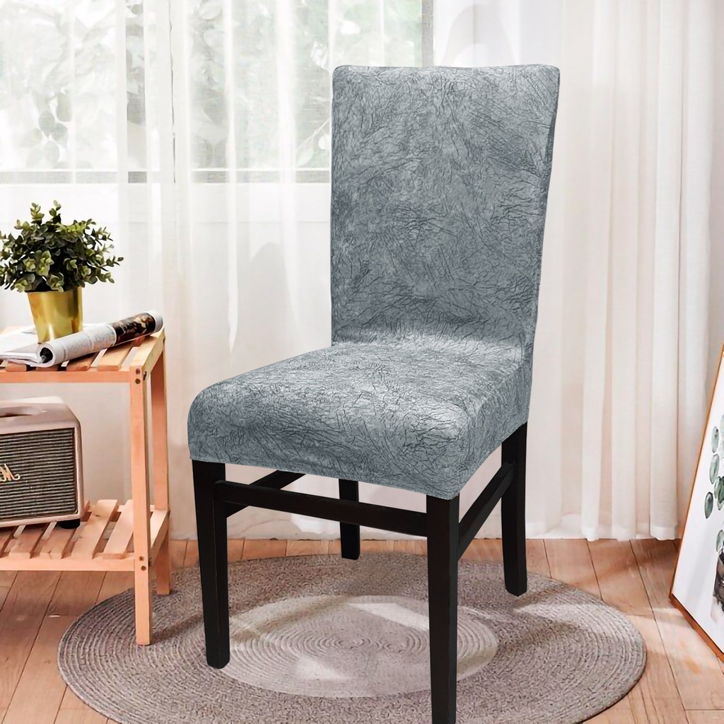 Sandalye Kilifi Abeltrade Yerli Kadife Kumas Gri Rengi 6 Li Fiyatlari Ve Ozellikleri