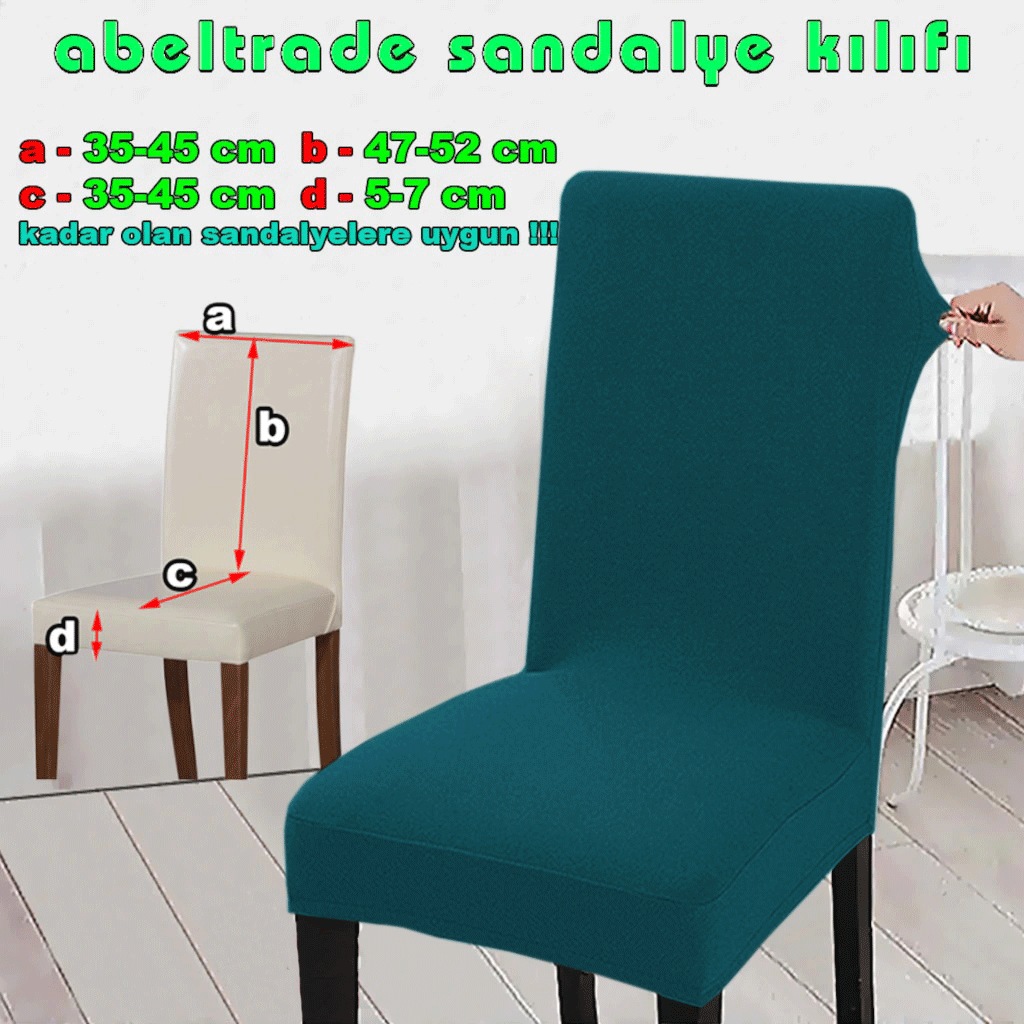 Sandalye Örtüsü.likralı Esnek Kumaş. En Az Sipariş 4 Adet