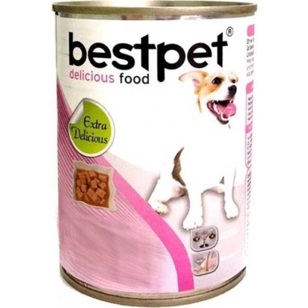 Bestpet Sığır Etli Konserve Yetişkin Köpek Maması 415 Gr