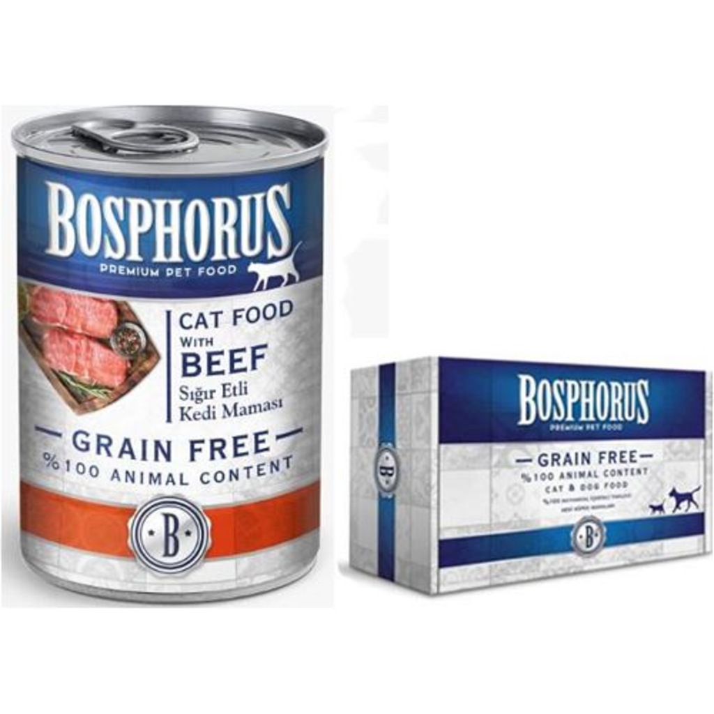 Bosphorus Sığır Etli Kedi Konservesi 415 GR. 6 adet