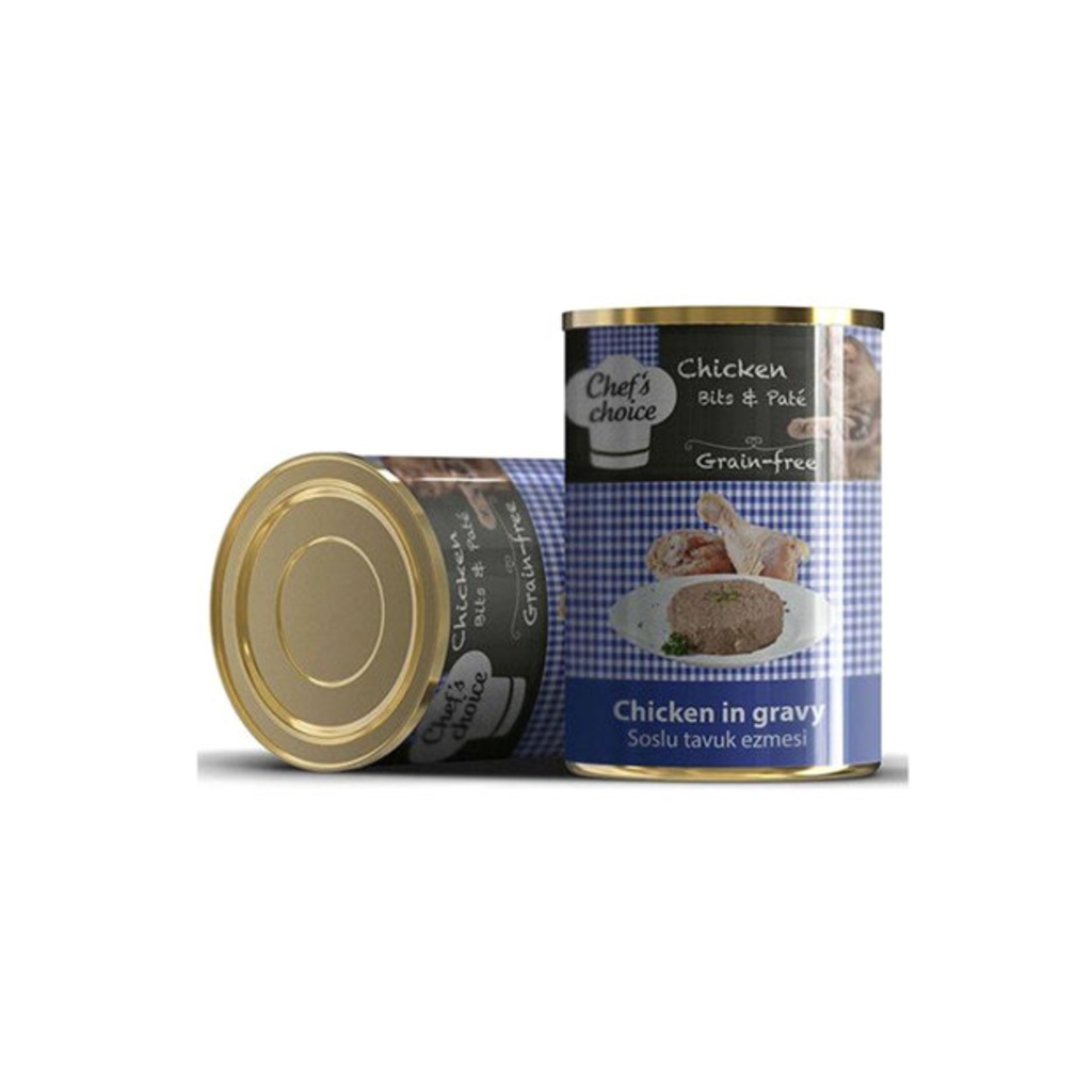 Chefs Choice Tavuklu Pate Ezme Tahılsız Kedi Konservesi 400 Gr