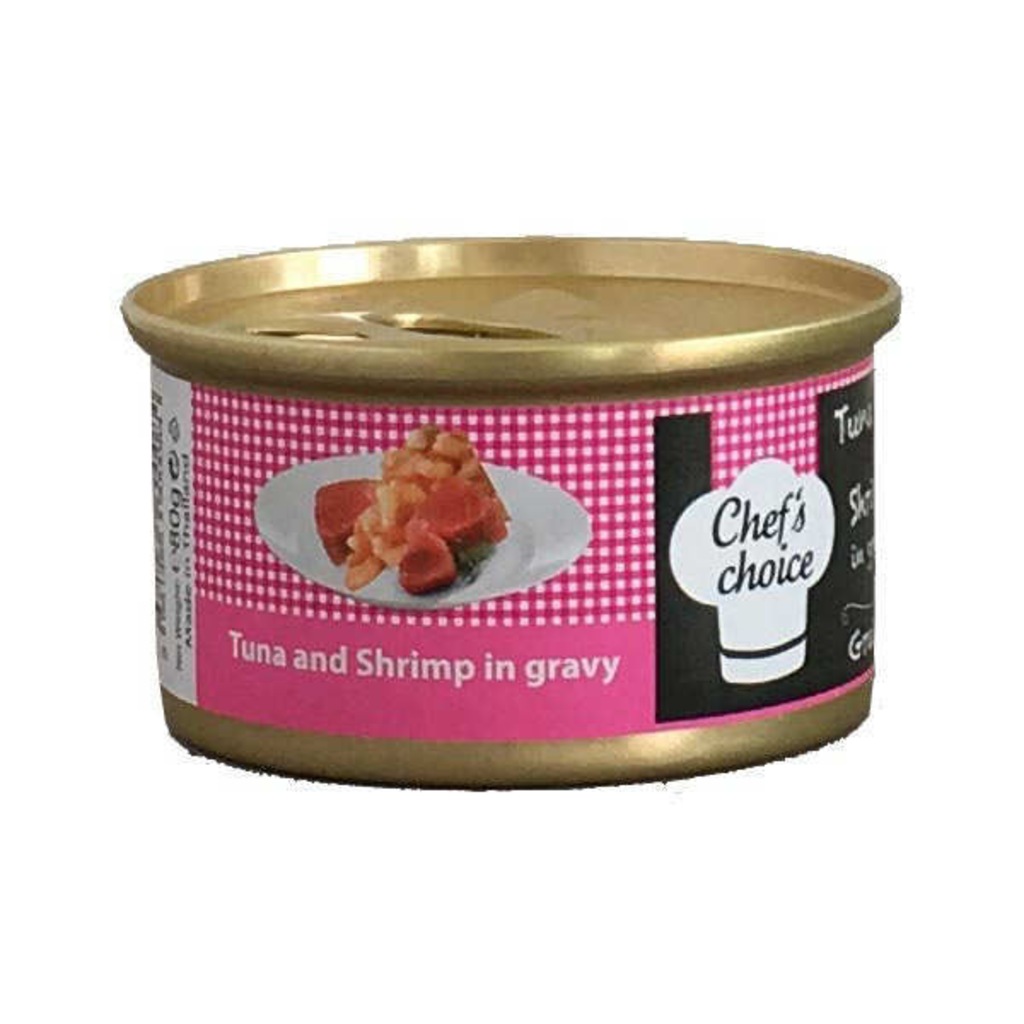 Chefs Choice Ton Balıklı Karidesli Kedi Konservesi 80 Gr
