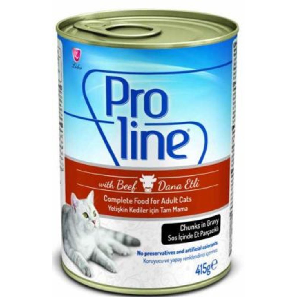 Proline Parça Dana Etli Kedi Konservesi 415 GR