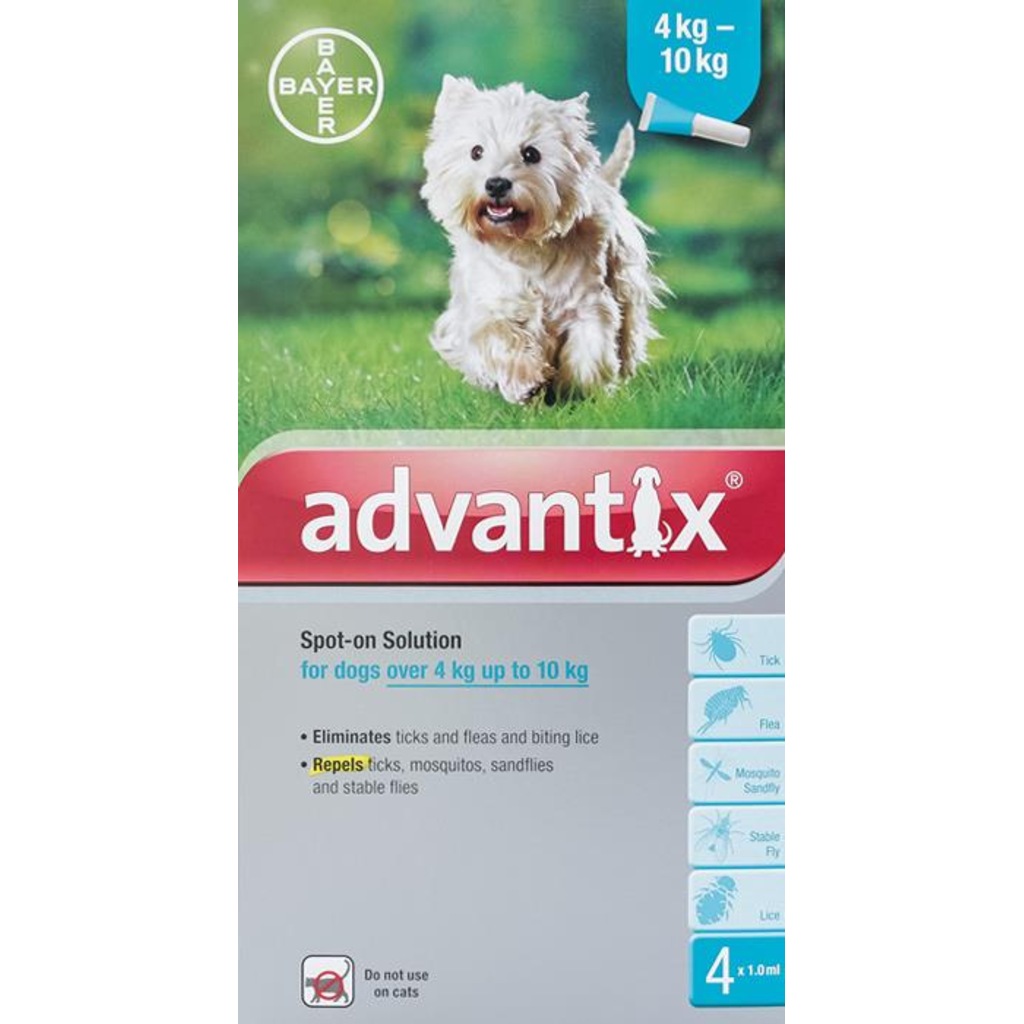 Bayer Advantix 410 Kg 4 Adet Köpekler İçin Dış Parazit
