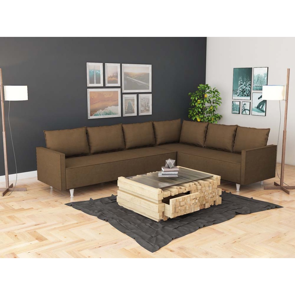 Evdemo Buket Köşe Koltuk Takımı Kahverengi Fiyatları ve Özellikleri