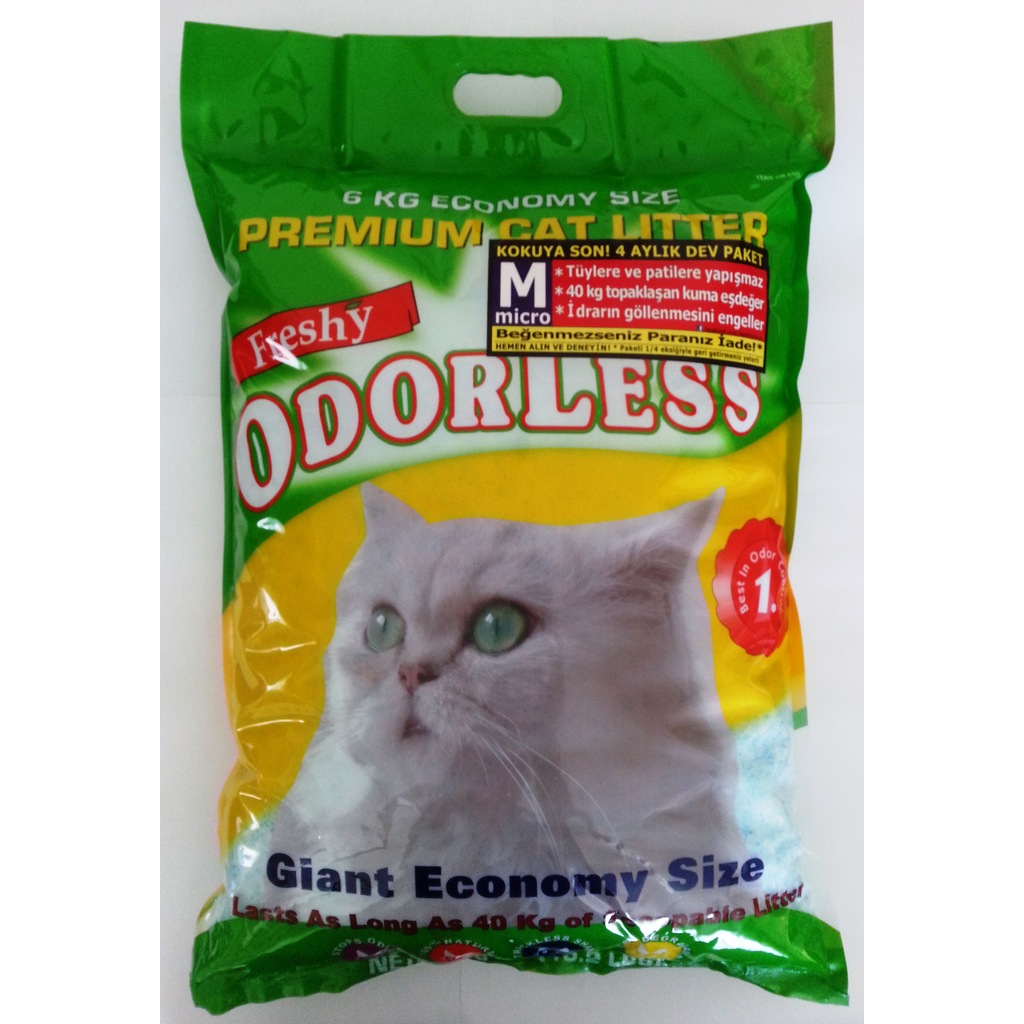 Odorless Mıcro Kedi Kumu 15 Litre 4 Aylık Paket