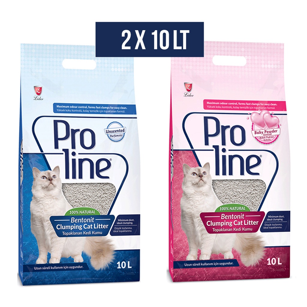 Proline Kedi Kumu 10 LT x 2 ADET Kokulu Kokusuz Karışık Fiyatları ve