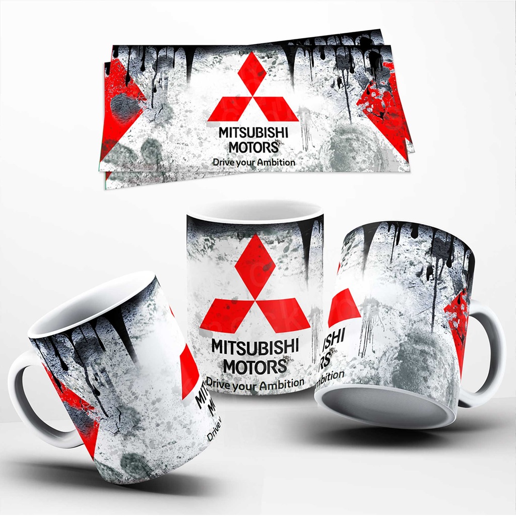 Mitsubishi Mug Kupa Bardak - Porselen