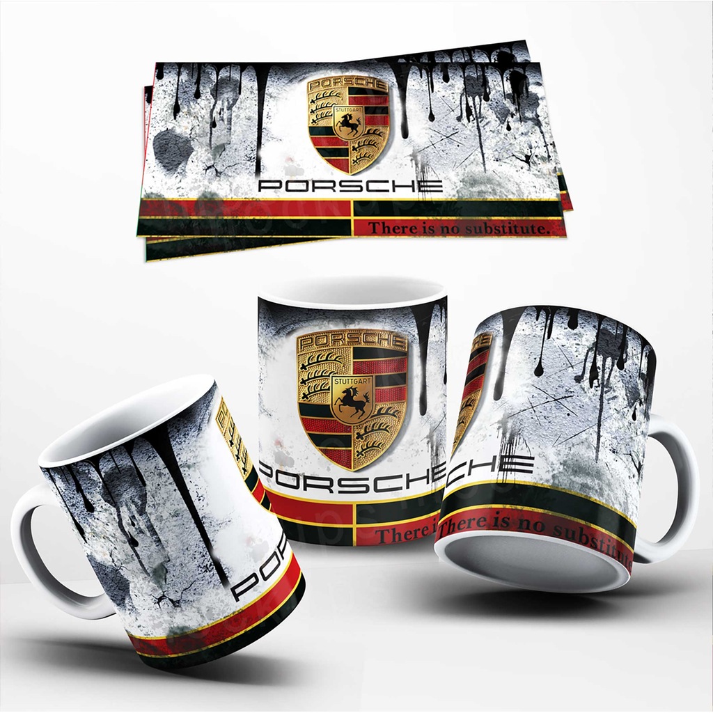 Porsche Mug Kupa Bardak - Porselen