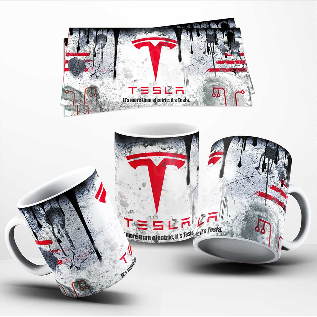 Tesla Mug Kupa Bardak - Porselen