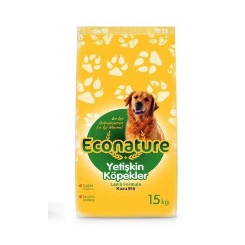 Econature Kuzulu Yetişkin Köpek Maması 15 Kg