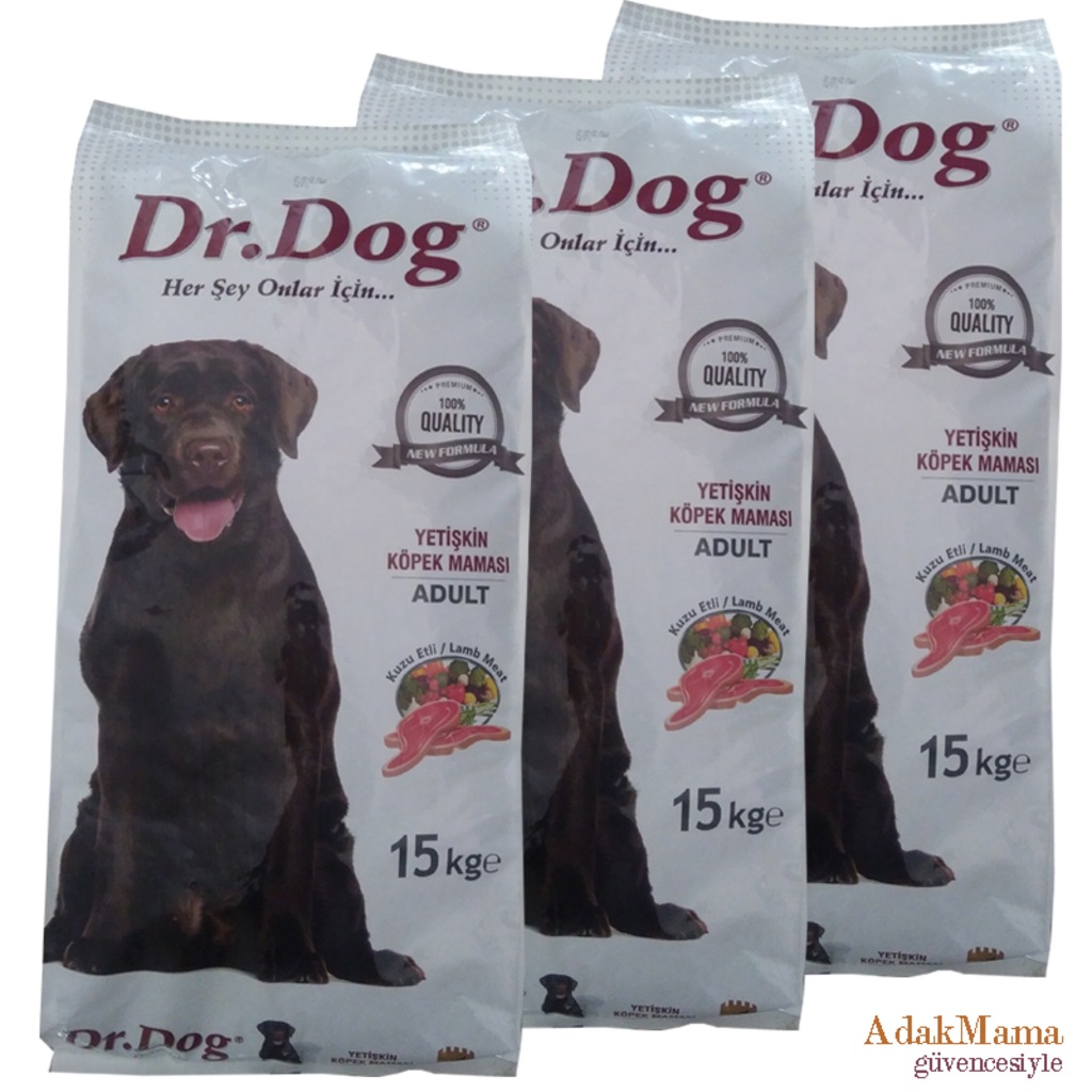En Ucuz Dr.Dog Quality Yetişkin Köpek Maması,15 Kg Kuzu Etli Mama