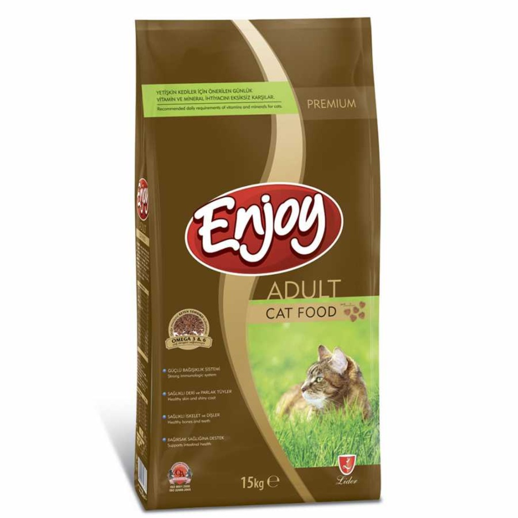 Enjoy Güçlü Bağışıklık Sistemi İçin Tavuklu Kedi Maması 15 Kg