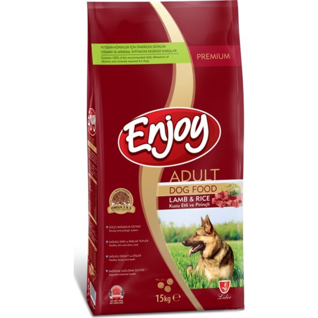 Enjoy Kuzu Etli & Pirinçli Köpek Maması 15 Kg 11/2020