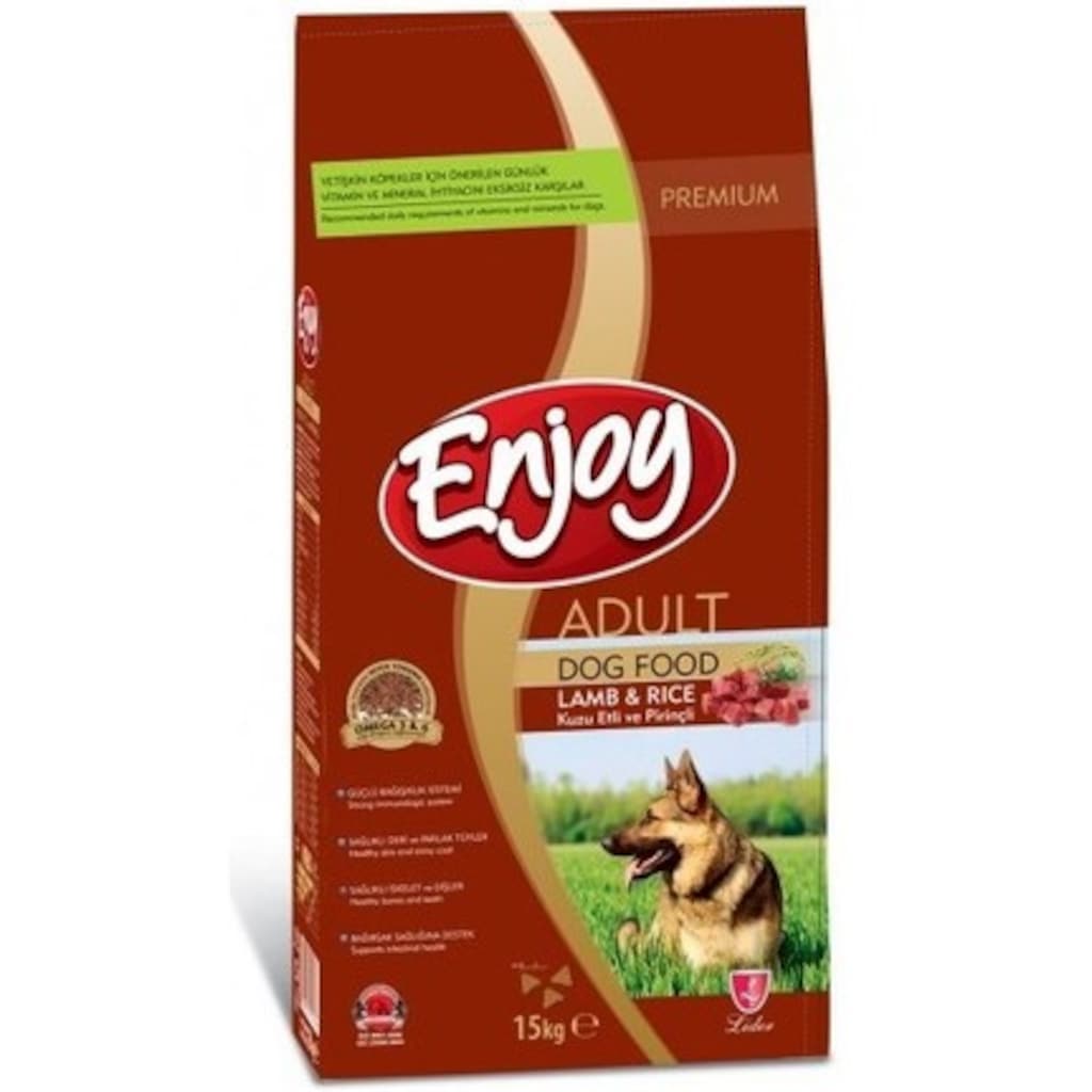 Enjoy Kuzu Etli Yetişkin Köpek Maması 15 Kg