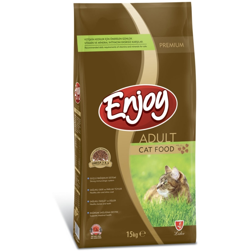 ENJOY YETİŞKİN KEDİ MAMASI 15 KG SKT:02/2021