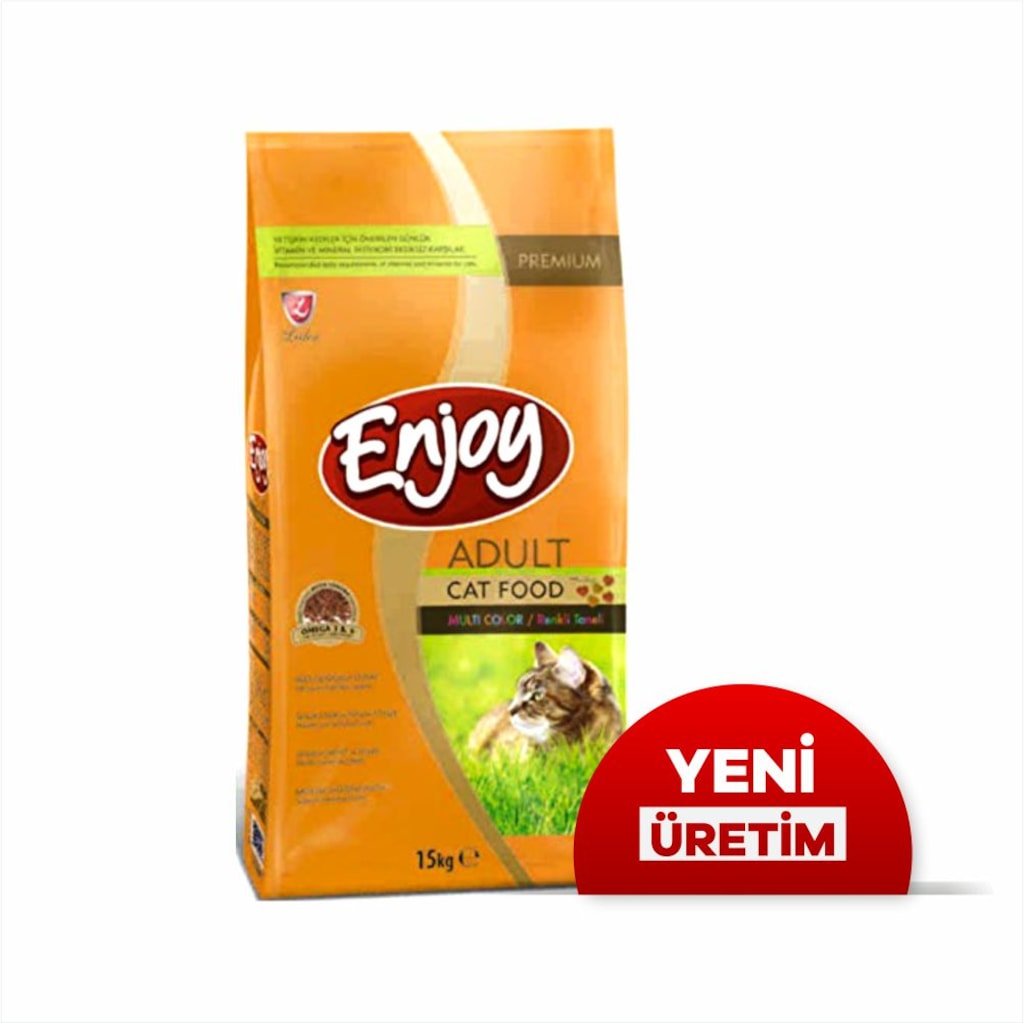 ENJOY PREMİUM GURME CİĞERLİ RENKLİ TANELİ KEDİ MAMASI 15 KG Fiyatları