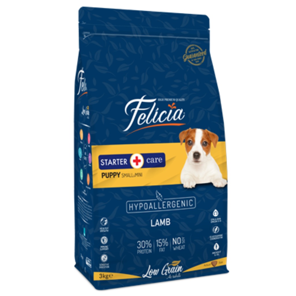 Felicia Starter Care Yavru Küçük Irk Kuzulu Köpek Maması 3kg