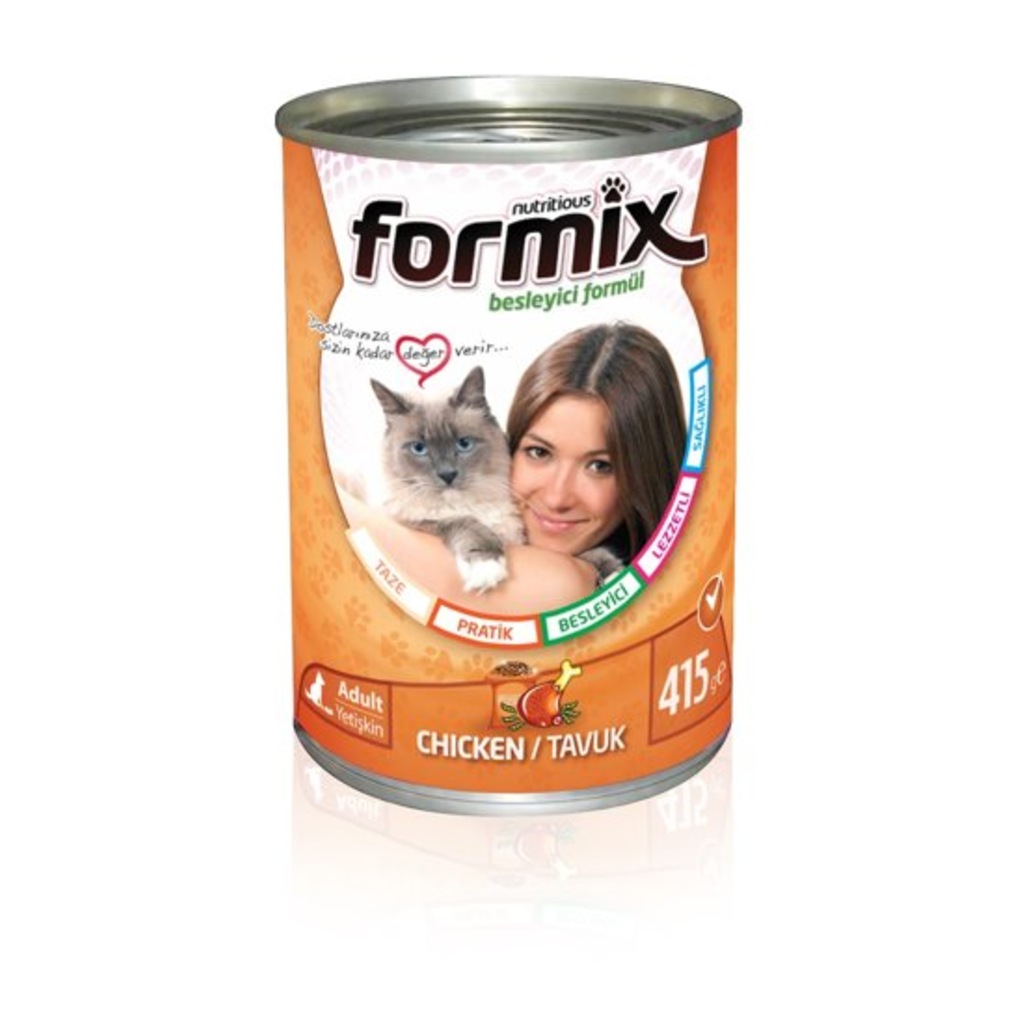Formix Tavuk Etli Kedi Konservesi 415 Gr 10'lu