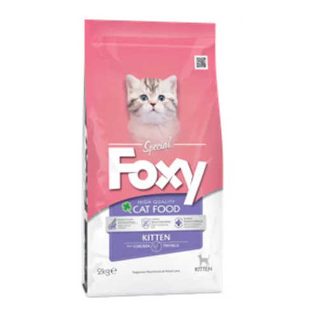 FOXY KITTEN 2KG TAVUKLU YAVRU KEDİ MAMASI