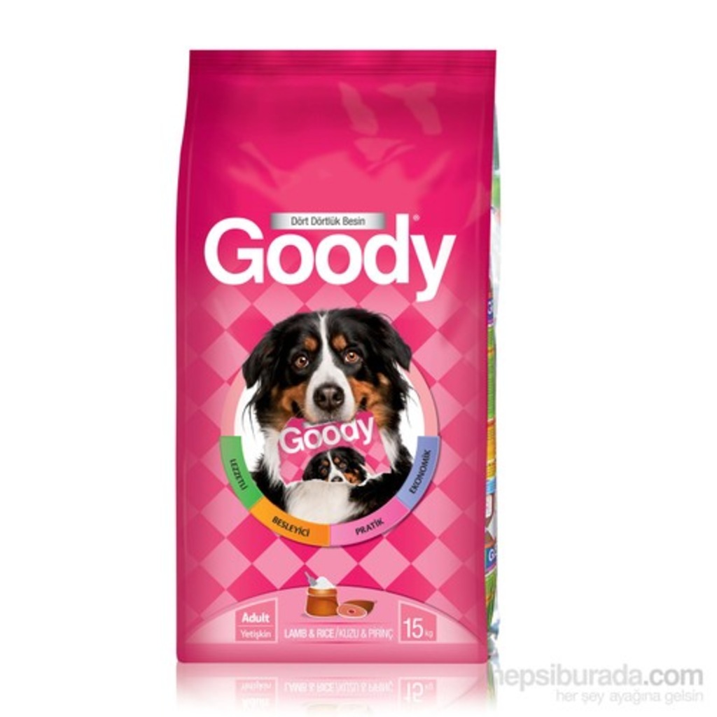 Goody Kuzu Etli ve Pirinçli Yetişkin Köpek Maması 15 Kg