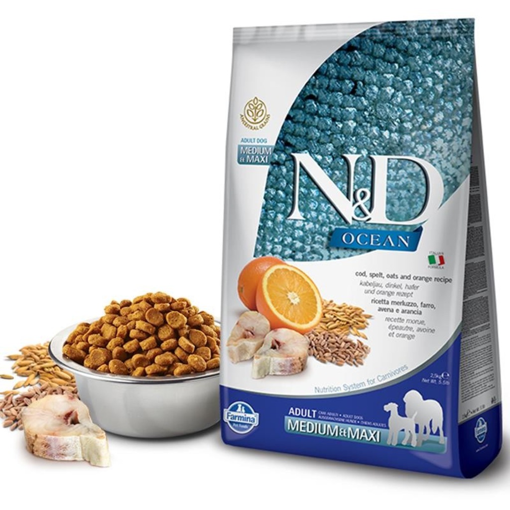 ND Az Tahıllı Morina Balıklı Köpek Maması 12 Kg