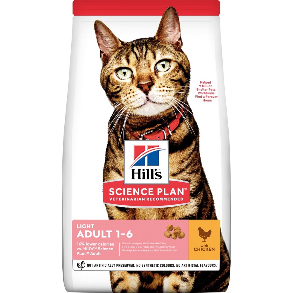 Hills Adult Light Tavuklu Yetişkin Kedi Maması - 1,5 kg