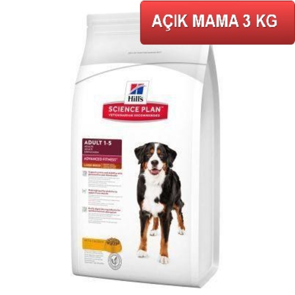 Hills Science Plan Kuzulu Büyük Irk Köpek Maması 3 Kg Açık