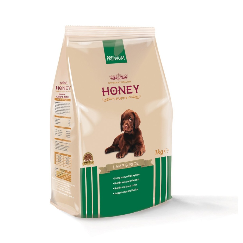 HONEY KUZU ETLİ PRİNÇLİ YAVRU KÖPEK MAMASI