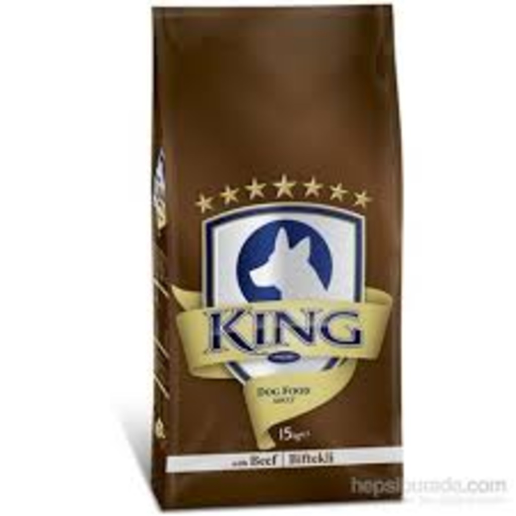 KİNG BİFTEKLİ KÖPEK MAMASI 15 KG