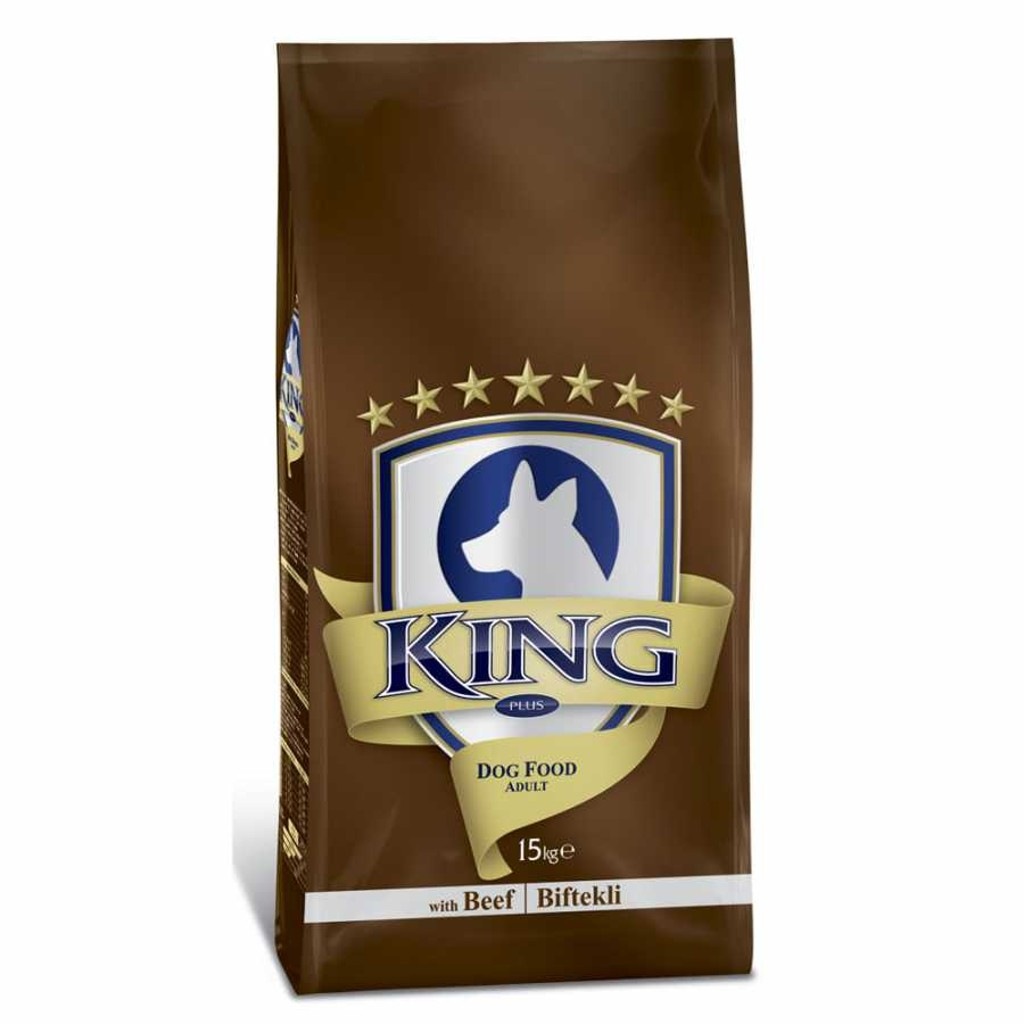 King ETLİ Biftekli Köpek Maması 15 kg EN YENİ ÜRETİM