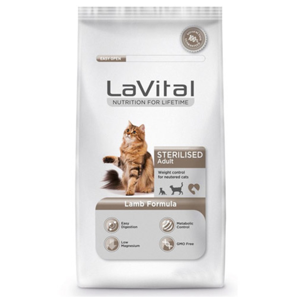 LaVital Sterilised Kuzulu Kısırlaştırılmış Kedi Maması 12 Kg