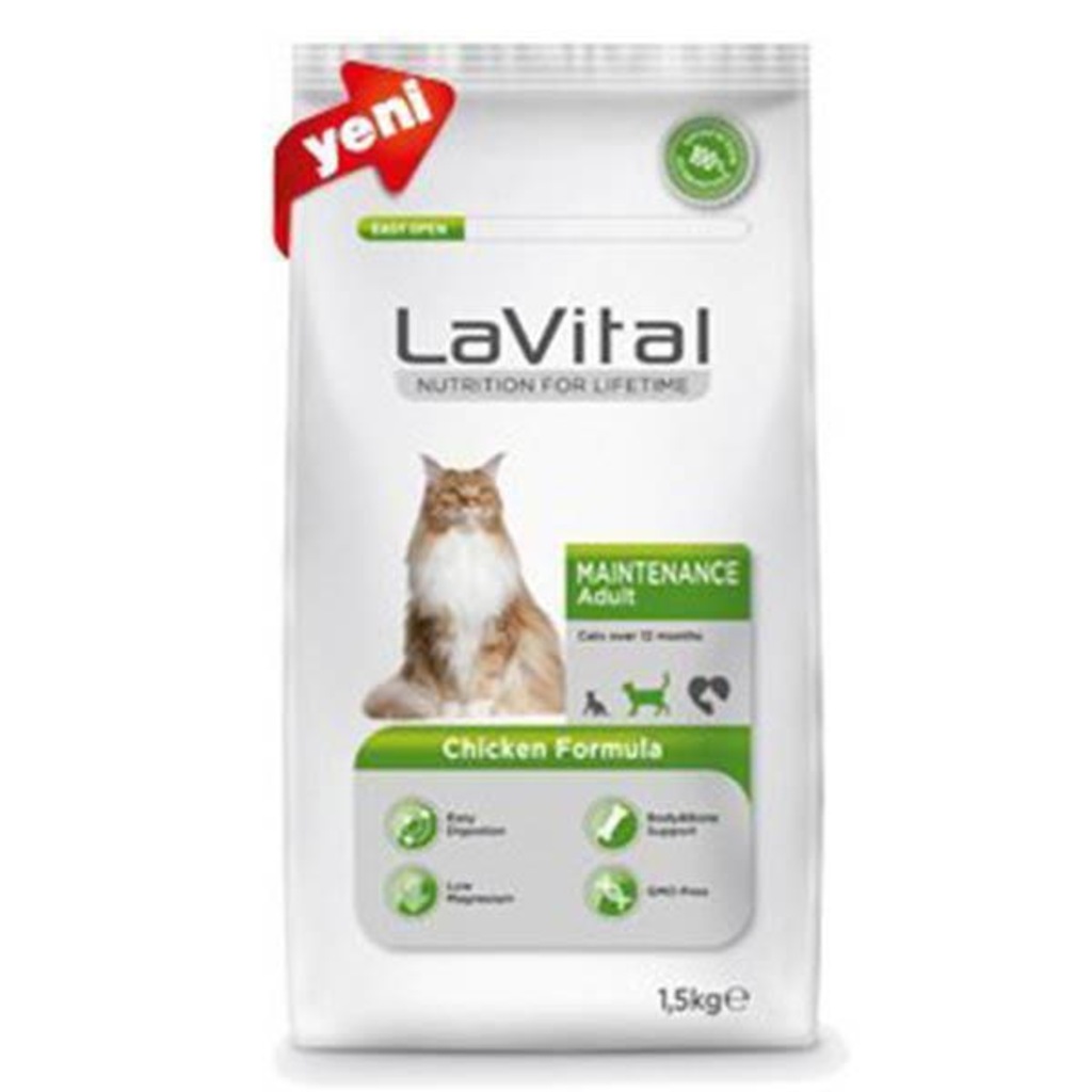 Lavital Maintenance Tavuklu Yetişkin Kedi Maması 1,5 Kg