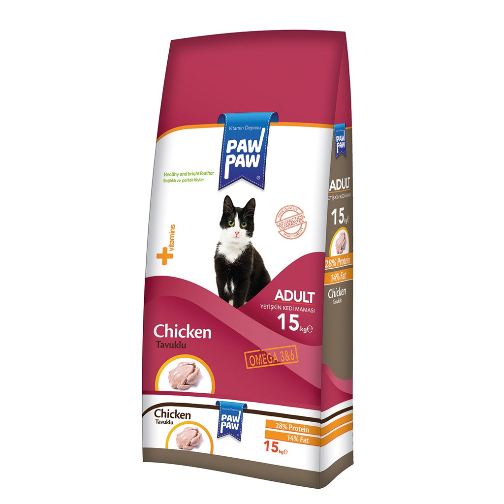 Paw Paw Chicken Tavuk Etli Yetişkin Kedi Maması 15 Kg Fiyatları ve