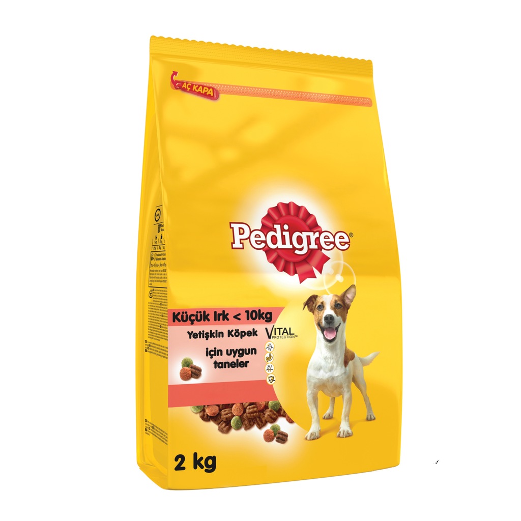 Pedigree® Biftek ve Sebzeli Küçük Köpek Kuru Mama 2 Kg. Fiyatları ve