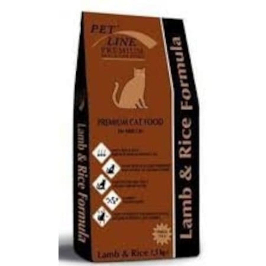 Petline Cat Premium Kedi Maması Lamb/Gourmet 1,5 kg Mini Bag(Net)