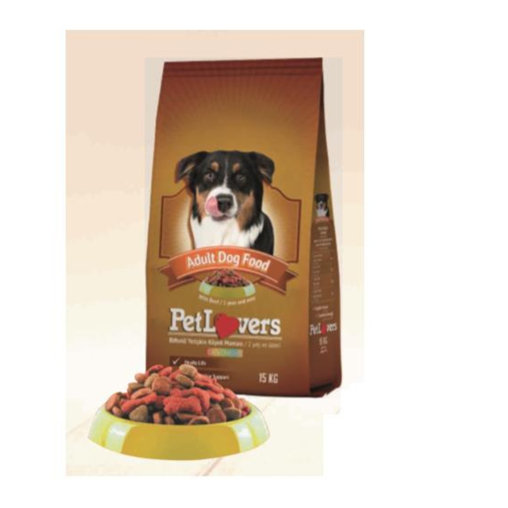 Petlovers Biftekli Yetişkin Köpek Maması 15 Kg