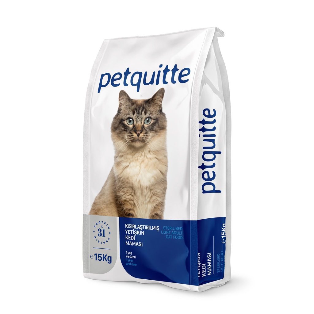 Petquitte Kısırlaştırılmış Kedi Maması 15 Kg