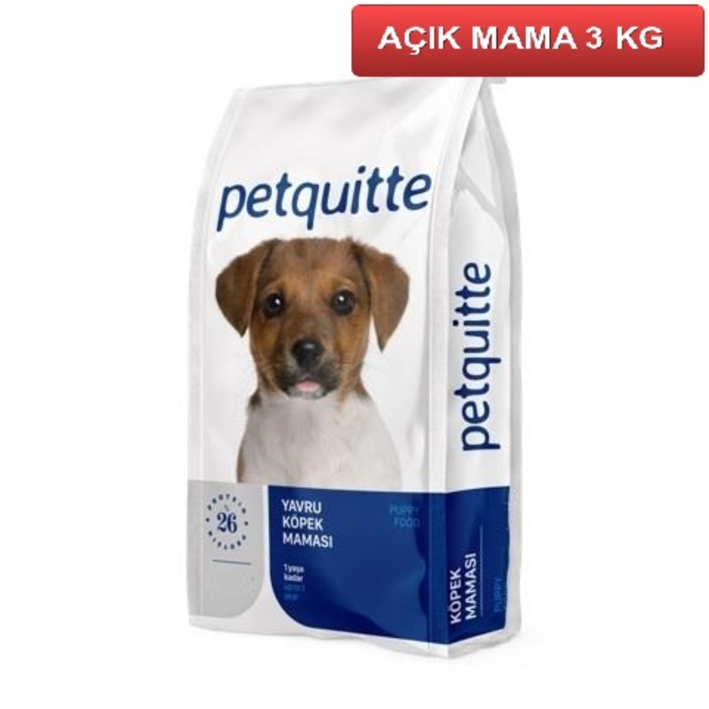 Petquitte Puppy Yavru Köpek Maması 3 Kg AÇIK