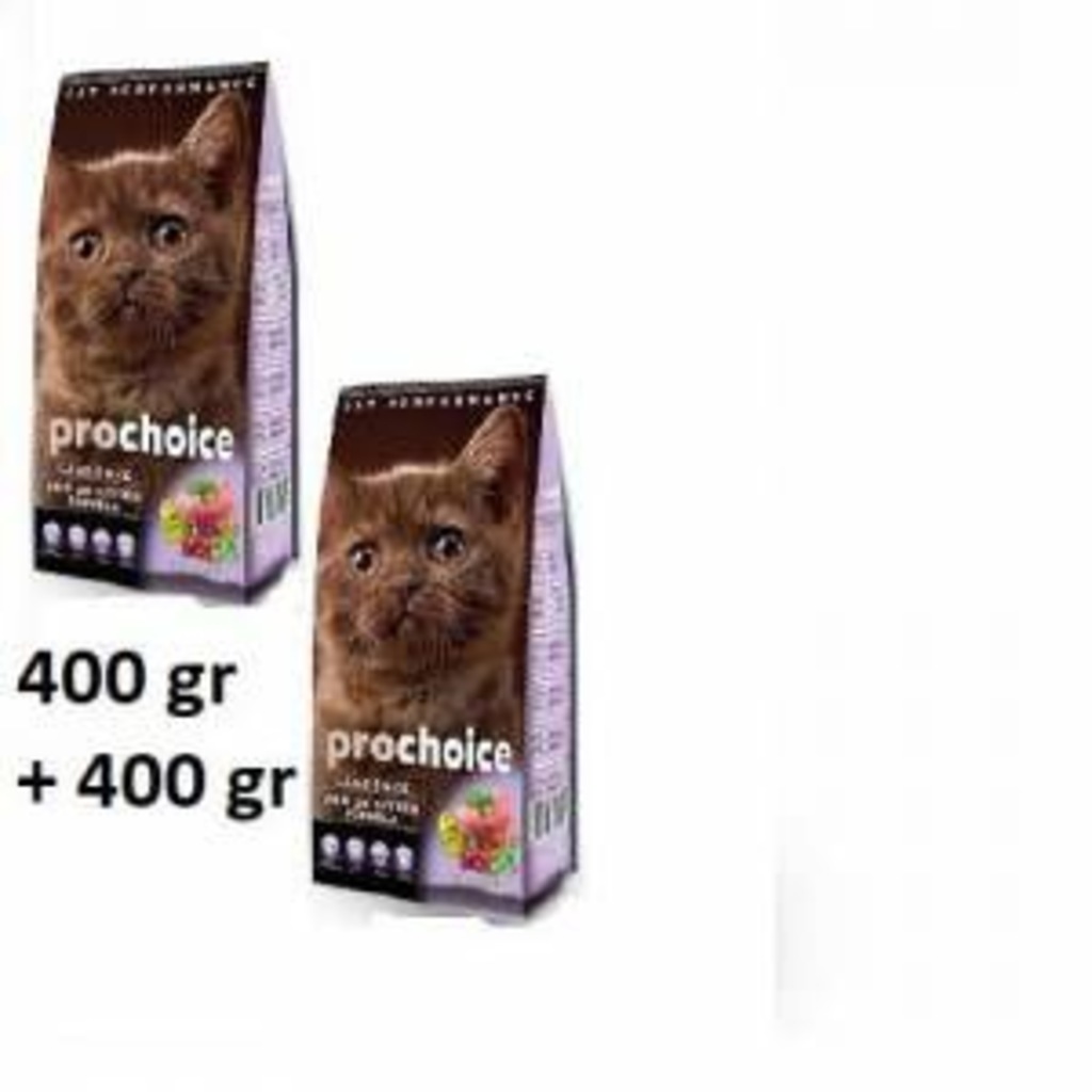 PROCHOİCE KİTTEN KUZULU YAVRU KEDİ MAMASI 400 + 400 GR Sk 05/2020